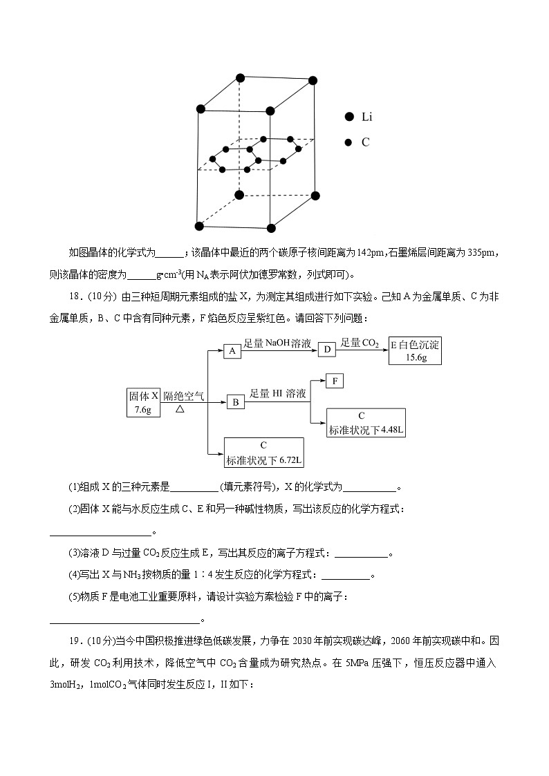 预测卷05-【大题精做】冲刺2023年高考化学大题突破+限时集训（浙江专用）02