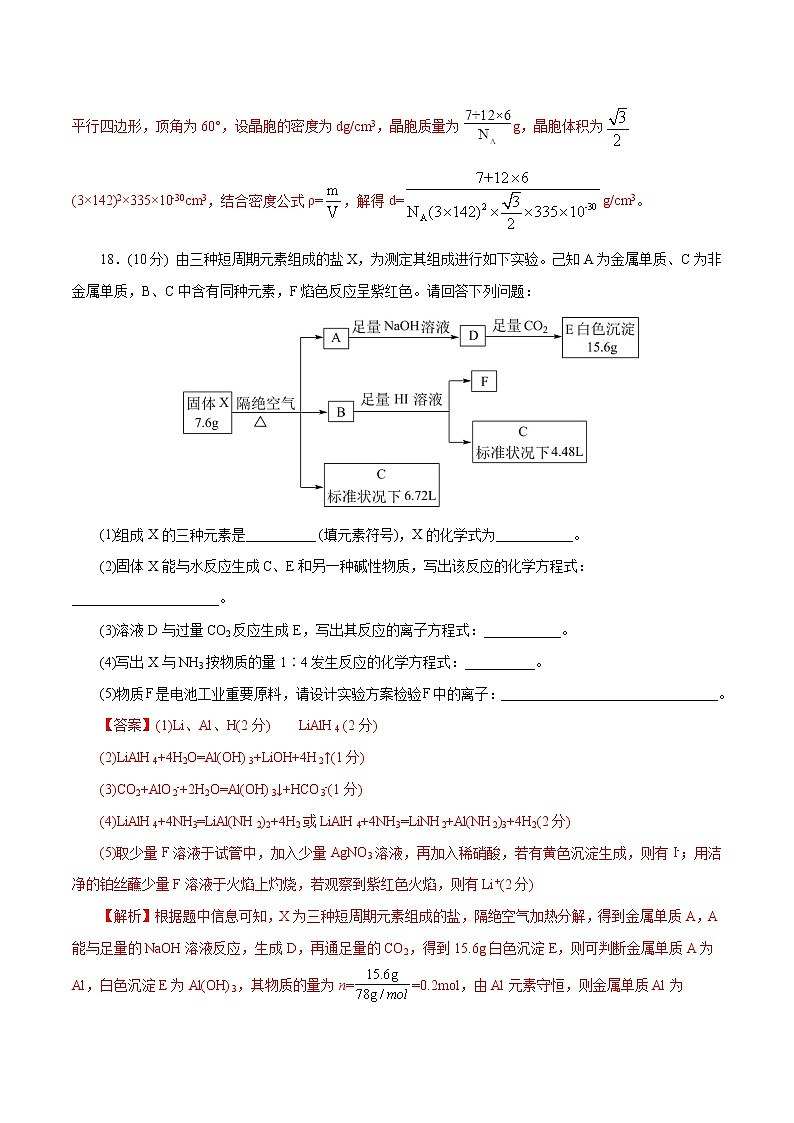 预测卷05-【大题精做】冲刺2023年高考化学大题突破+限时集训（浙江专用）03