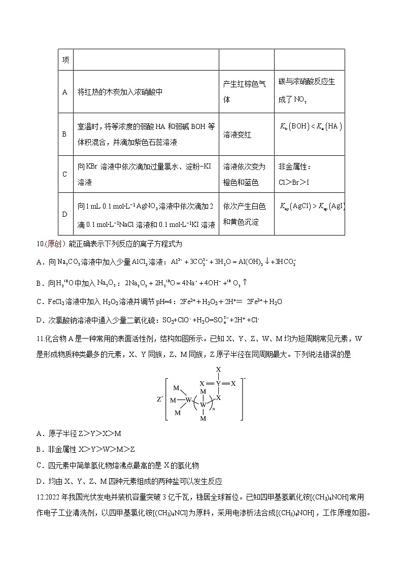 2023年高考考前押题密卷-化学（全国乙卷）（考试版）第2页