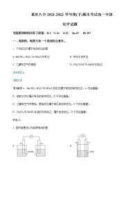 重庆市第八中学2021-2022学年高一下学期期末化学试题Word版含解析