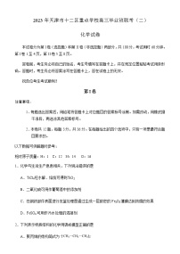 2023年天津市十二重点中学高三下学期毕业班联考（二）化学试卷（Word版含答案）