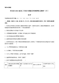 河北省部分学校2023届高三下学期大数据应用调研联合测评（Ⅳ）化学试题（Word版含答案）