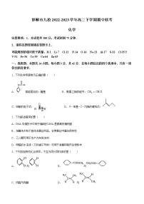 河北省邯郸市九校2022-2023学年高二下学期期中联考化学试题（Word版含答案）