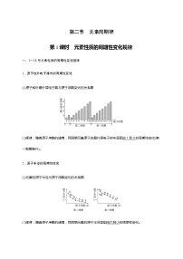 高中化学人教版 (2019)必修 第一册第四章 物质结构 元素周期律第二节 元素周期律优秀当堂检测题