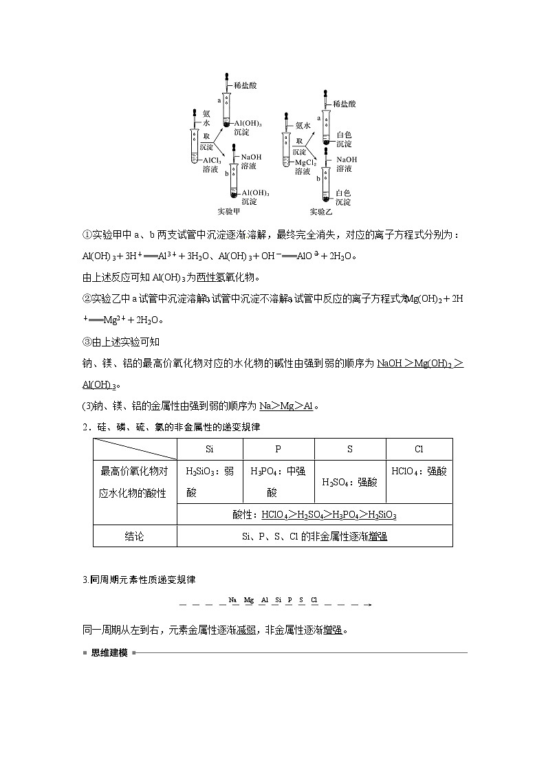 高中化学新版必修一 第18讲  元素周期律学生提升版第3页
