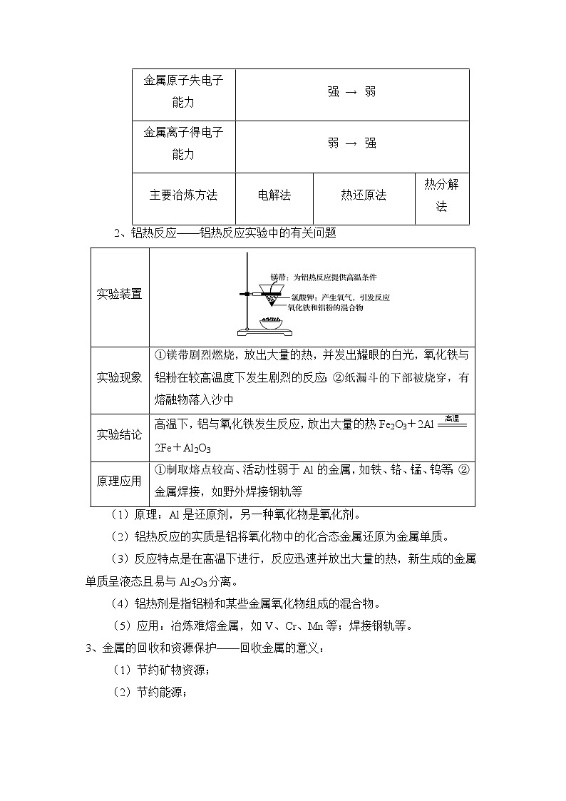 高中化学新版必修二  第11讲 自然资源的开发利用满分版 试卷03