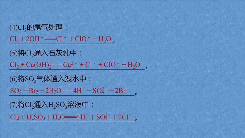 2023届高考化学二轮复习专题课件★★　离子方程式的书写及正误判断07