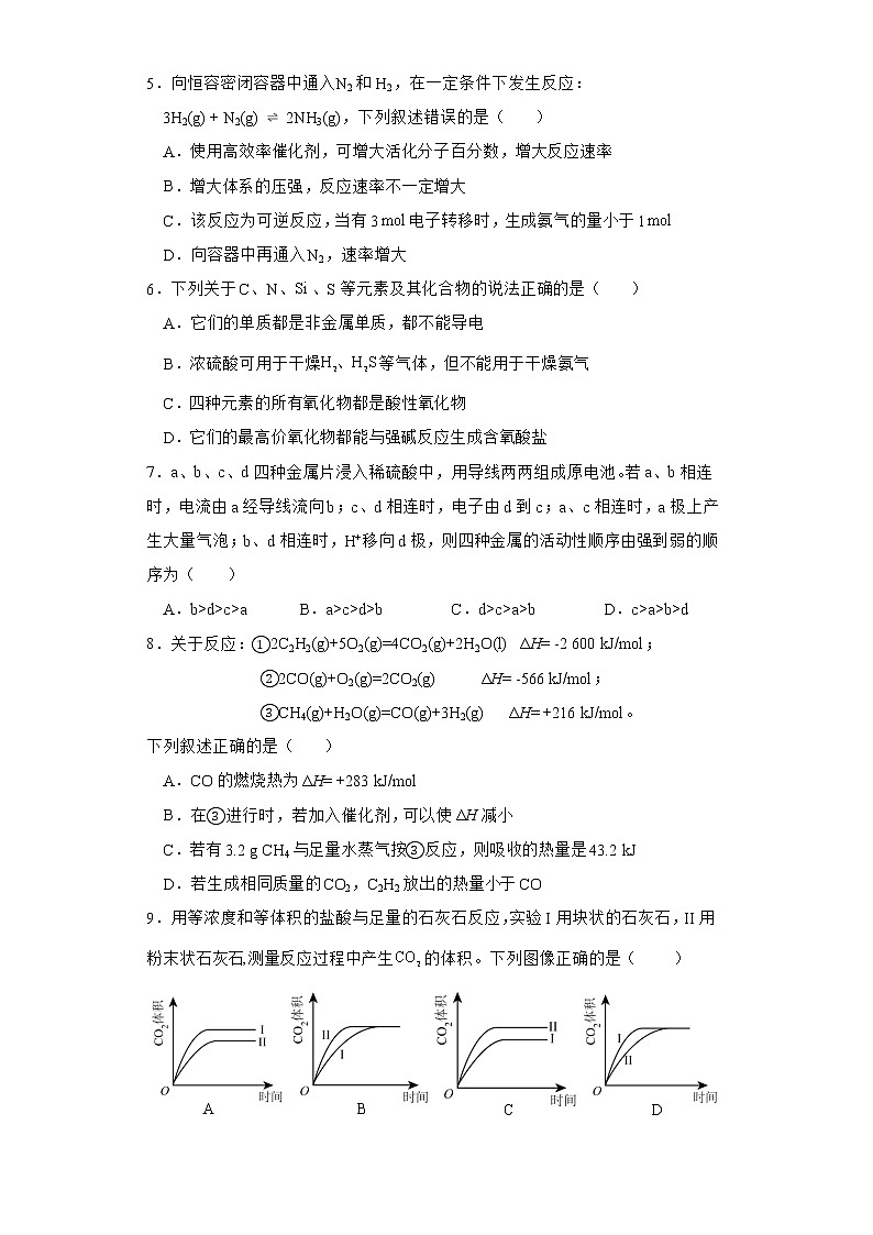 化学试卷第2页