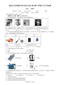 重庆市万州纯阳中学校2022-2023学年高一下学期3月月考化学试题