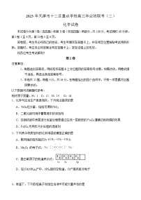 2023届天津市十二区重点学校高三毕业班联考(二)化学试卷