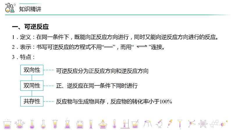 高中化学新教材同步选择性必修第1册课件+讲义  第08讲 化学平衡（一）化学平衡状态06