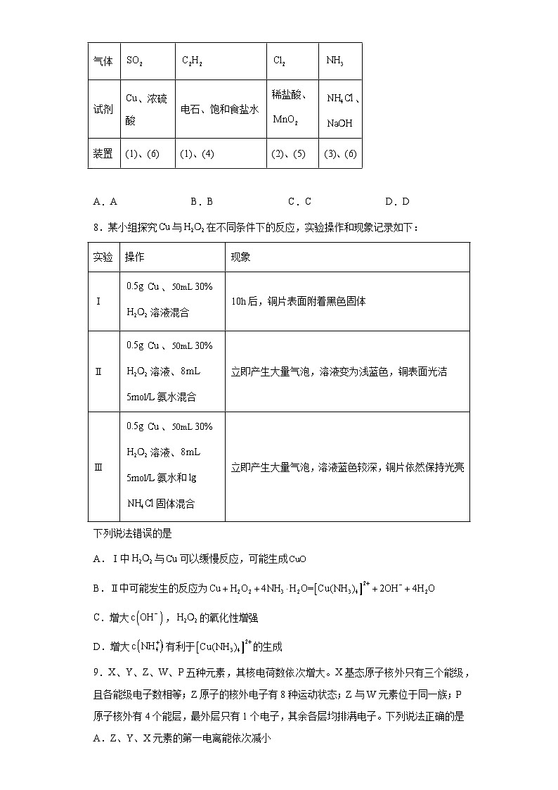 湖南省怀化市2023届高三下学期二模仿真考试化学试题第3页