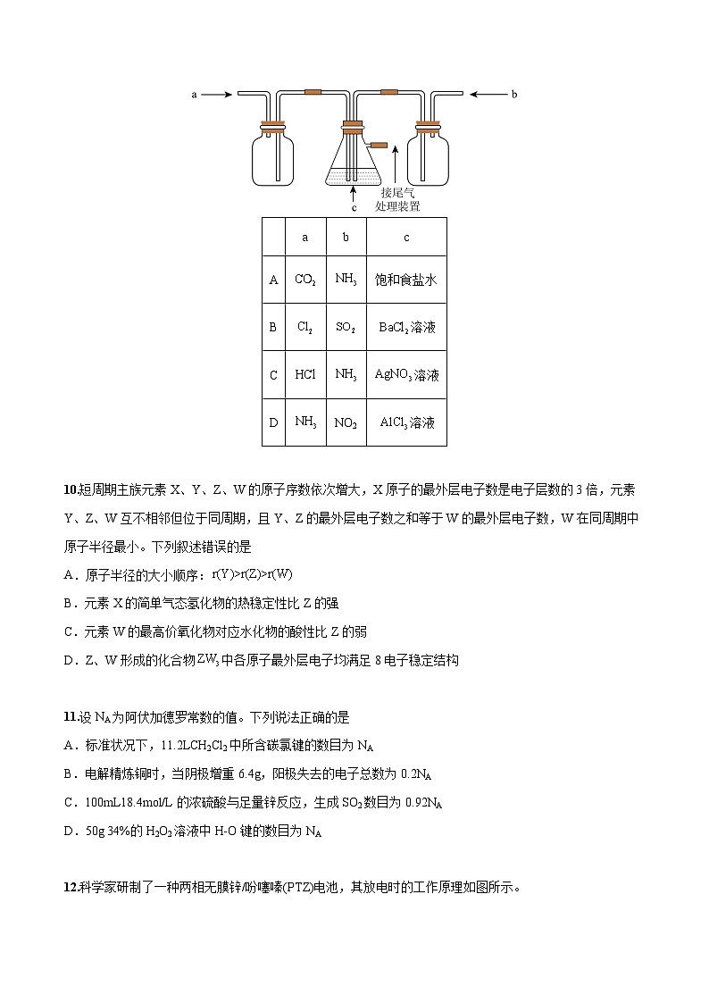 2023年高考押题预测卷02（全国乙卷）-化学（考试版）第2页