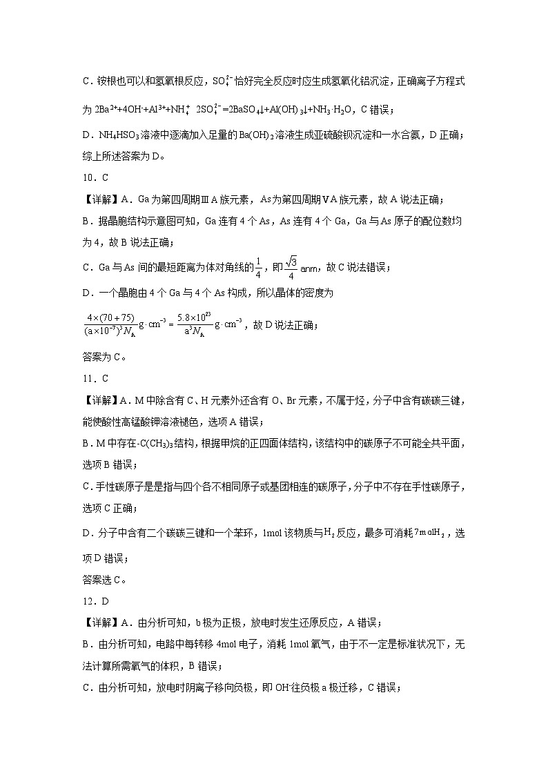 2023年高考押题预测卷02（云南，安徽，黑龙江，山西，吉林五省通用）-化学（全解全析）02