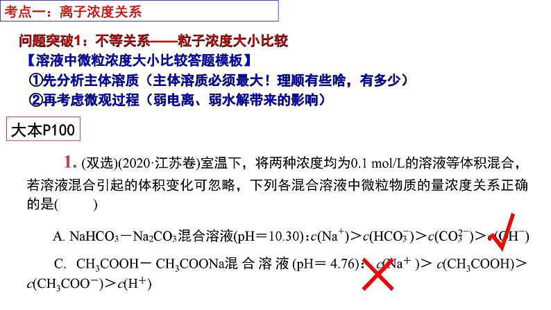 2023届高三化学二轮复习微专题——水溶液中的离子平衡课件第2页