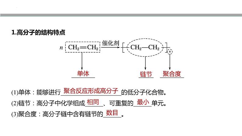 2024届高考一轮复习化学课件（人教版）第十章　有机化学基础 第66讲　合成高分子　有机合成路线设计04