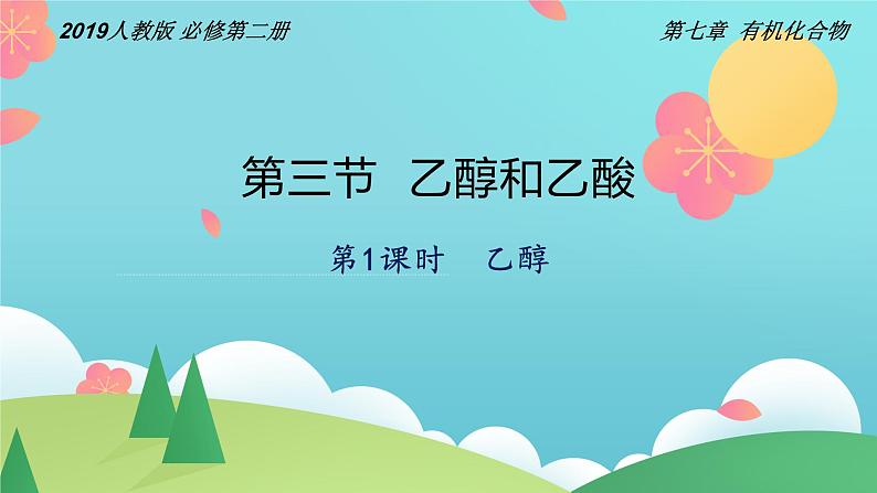 7.3.1 乙醇（精讲课件）-高一化学同步学习高效学讲练（人教版必修第二册）01