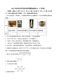 2023年高考化学冲刺模拟卷02（广东卷）