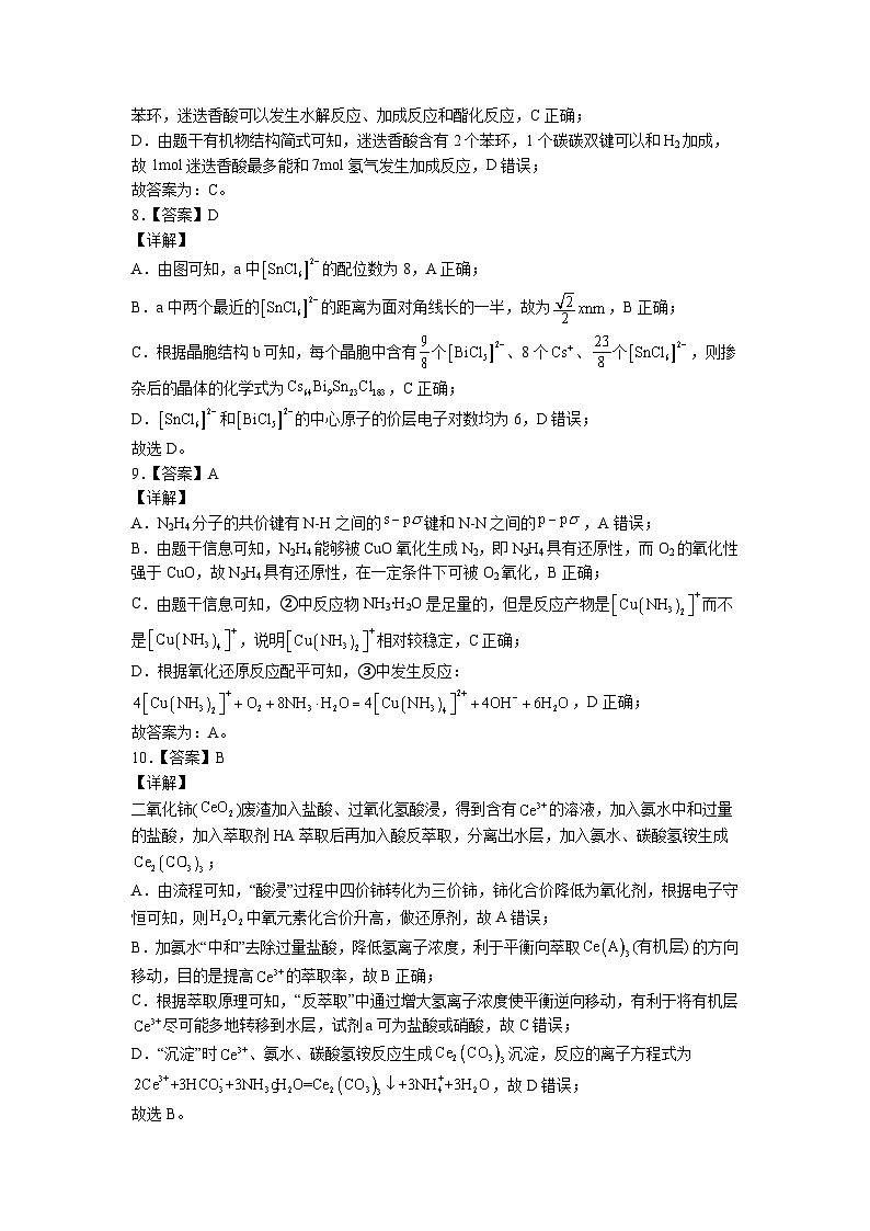 2023年高考化学押题卷03（辽宁卷）（全解全析）第3页