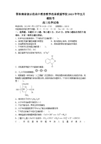 湖北省鄂东南省级示范高中教育教学改革联盟学校2023届高三化学5月模拟试卷（Word版附答案）