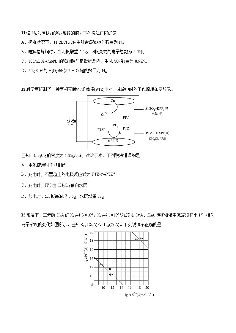 2023年高考押题预测卷02（全国乙卷）-化学（考试版）第3页