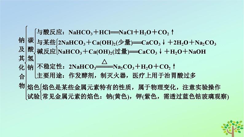 新教材2023年高中化学章末素能提升2海水中的重要元素__钠和氯课件新人教版必修第一册第8页