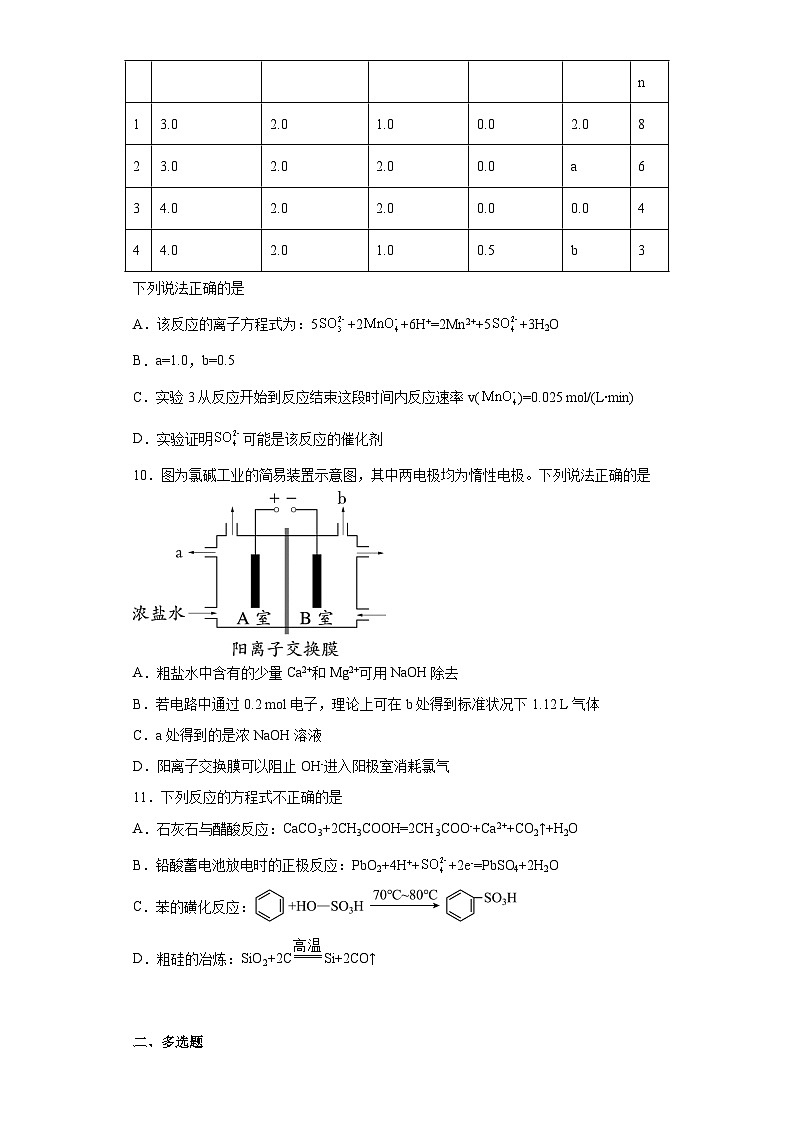 山东省滨州市邹平市第二中学2022-2023学年高一下学期期中考试化学试题（含解析）03