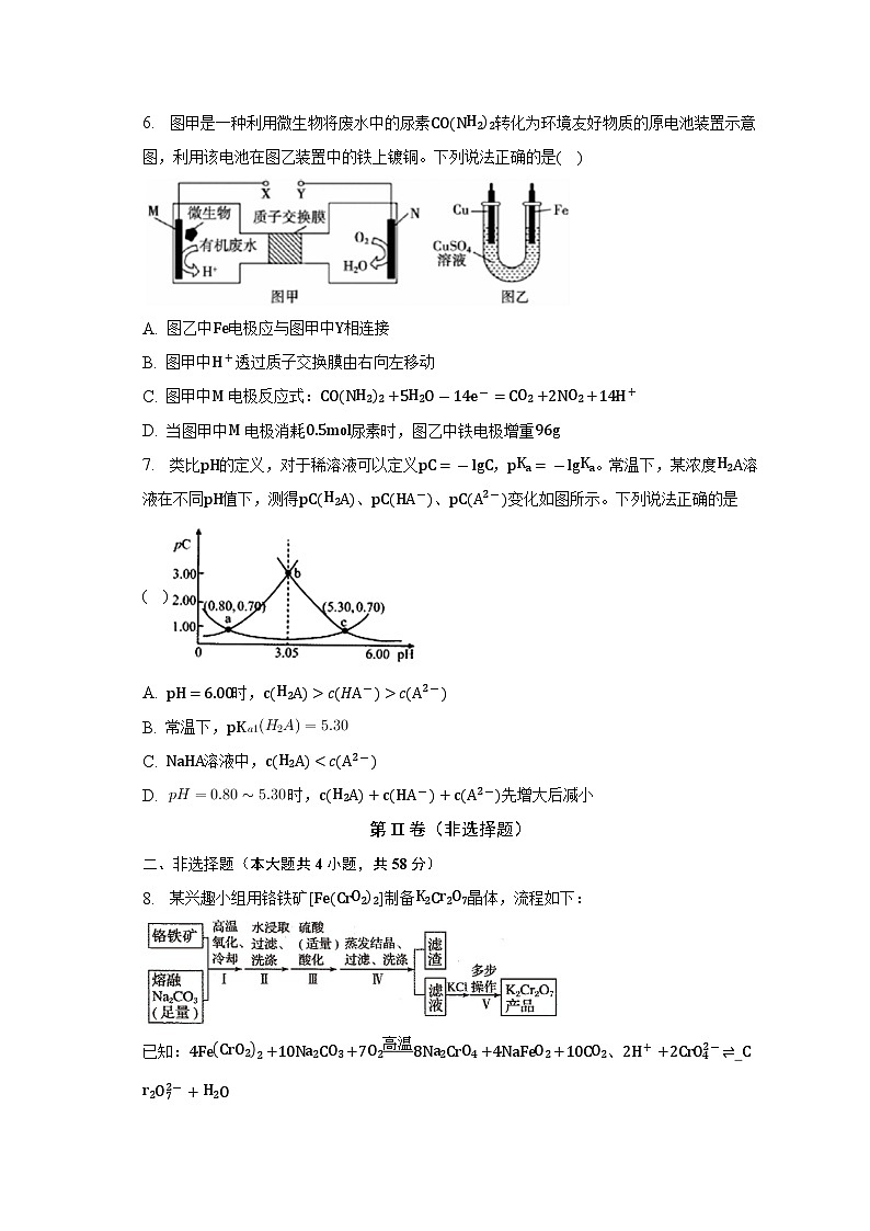 2023年安徽省滁州市定远重点中学高考化学第三次质检试卷第3页