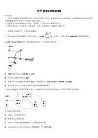 湖南邵阳县德望中学2023学年高三第四次模拟考试化学试卷(含解析)