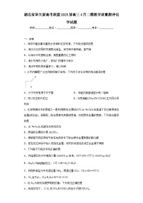 湖北省华大新高考联盟2023届高三4月二模教学质量测评化学试题（无解析）