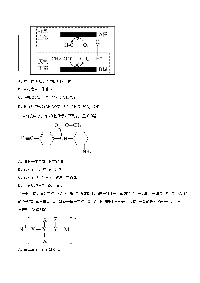 预测卷一（全国甲卷）-2023年高考化学考前名校必杀题（全国卷）（原卷版）第2页