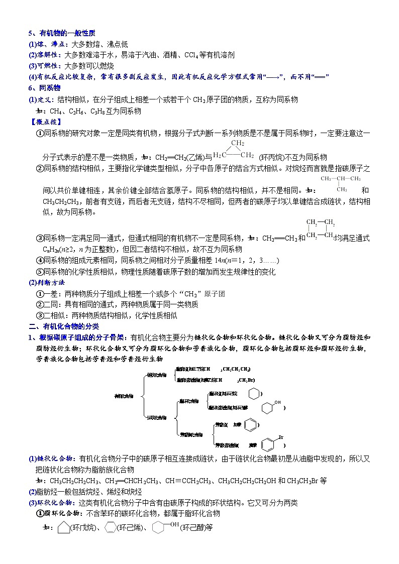 00     知识清单——《有机化学基础》(必背知识、课前诵读)-备战2023年高考化学大二轮专题突破系列（全国通用）第2页