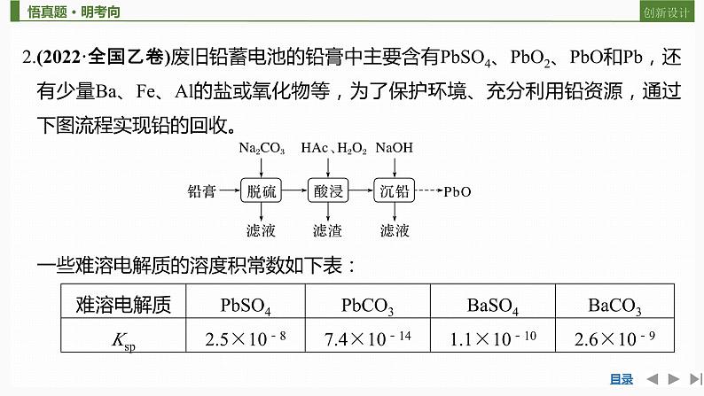 2024届高三化学二轮专题复习-工艺流程题专题突破课件第7页