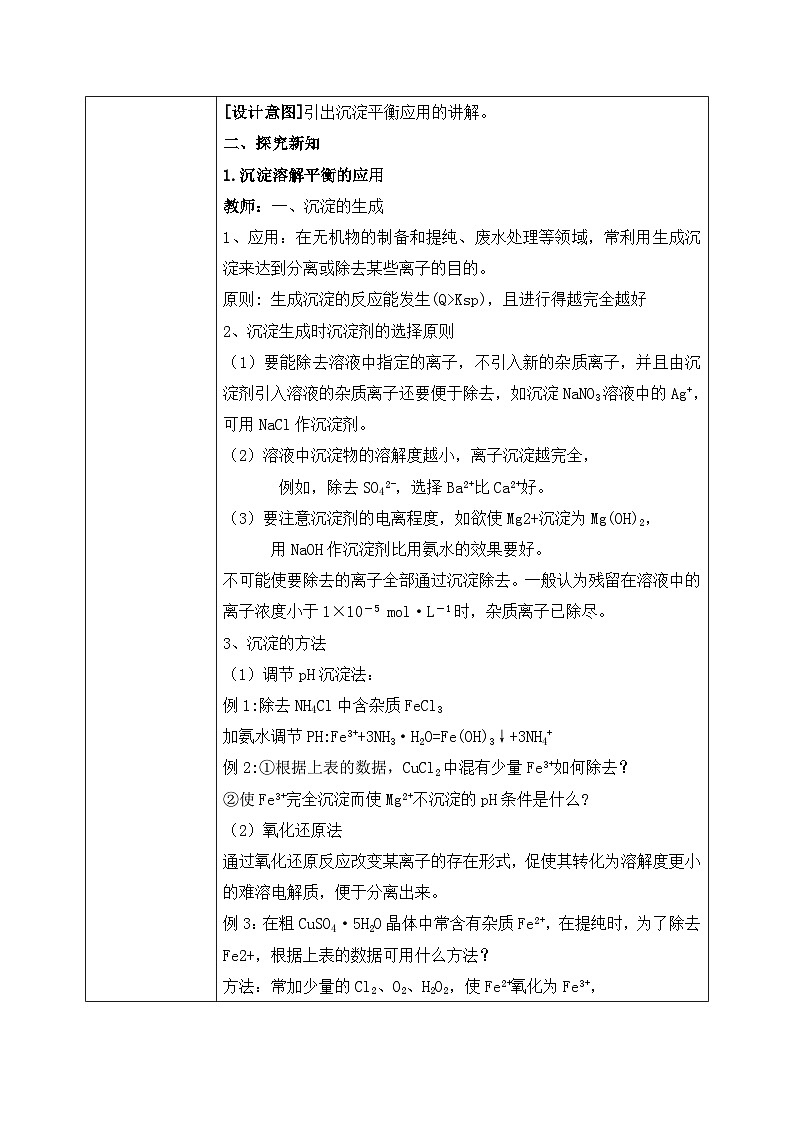 《沉淀溶解平衡》第二课时课件PPT+教学设计02