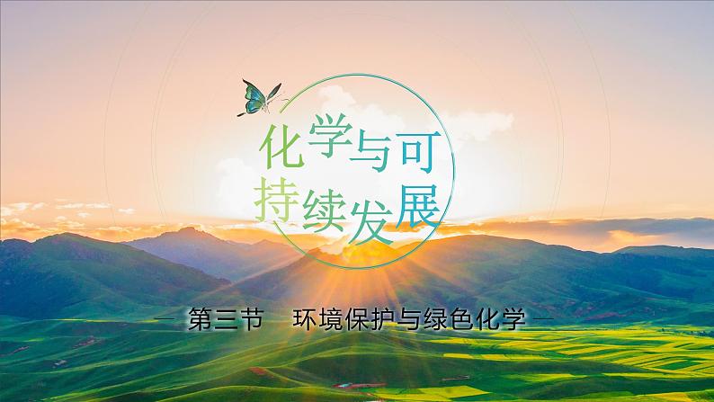 8.3 环境保护与绿色化学课件PPT01