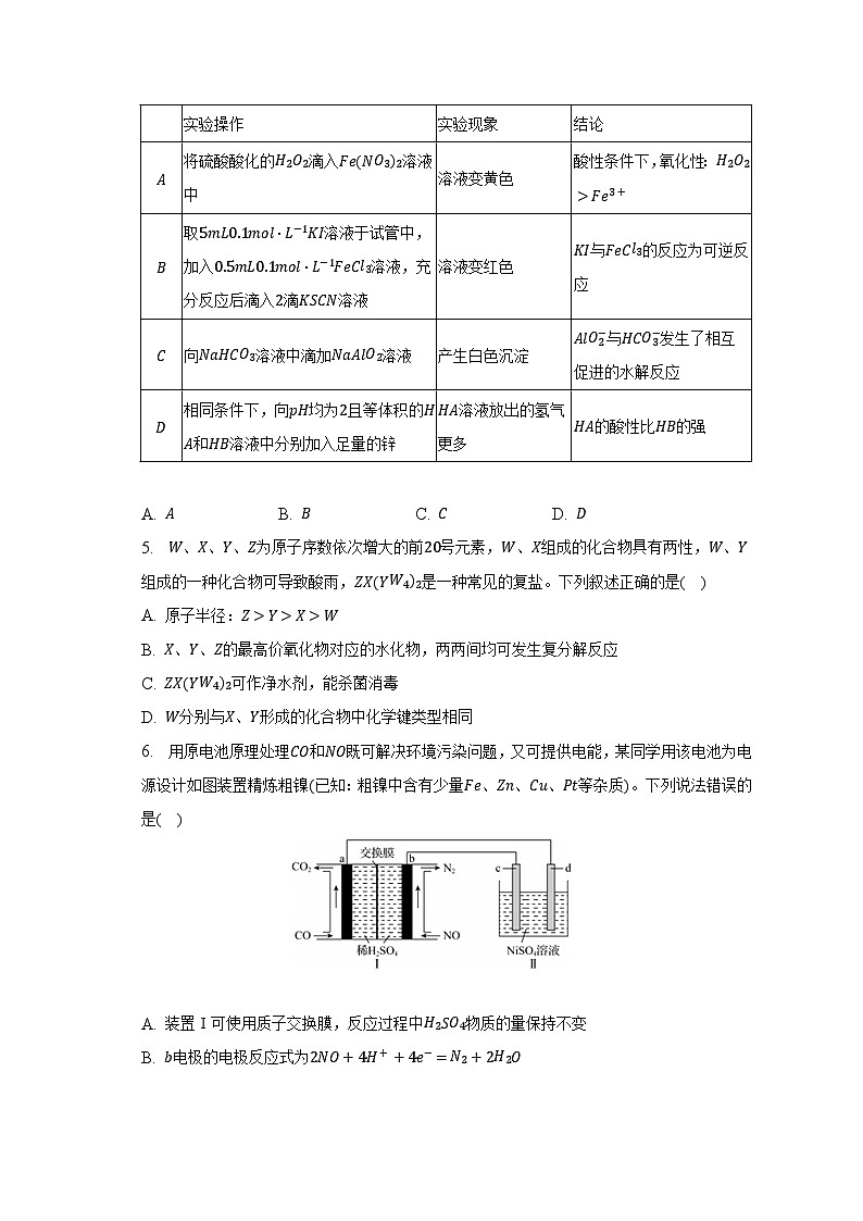 2023年贵州省名校联盟高考化学联考试卷-普通用卷第2页