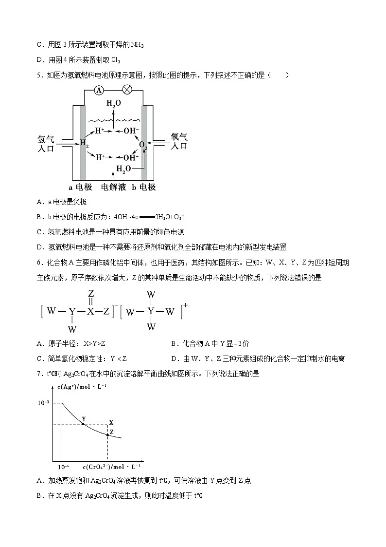 2022-2023届云南省红河哈尼族彝族自治州高三下学期模拟考试理综化学试题第2页