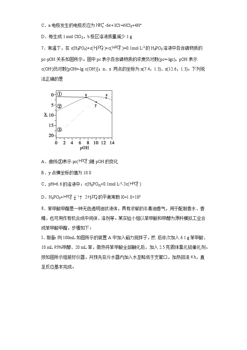 山西省晋中市2023届高三下学期5月普通高等学校招生模拟（三模）理科综合化学试题（A卷）（无答案）第3页