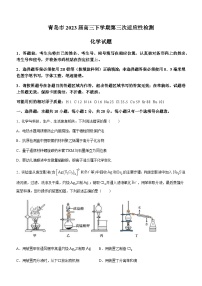 山东省青岛市2023届高三下学期第三次适应性检测化学试题（Word版含答案）