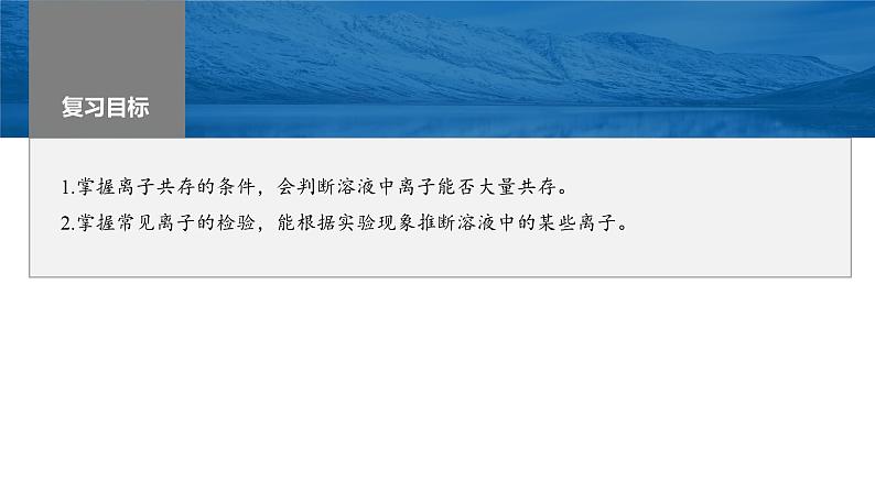 2024年高考化学一轮复习　第6讲　离子共存、离子检验与推断课件PPT第2页