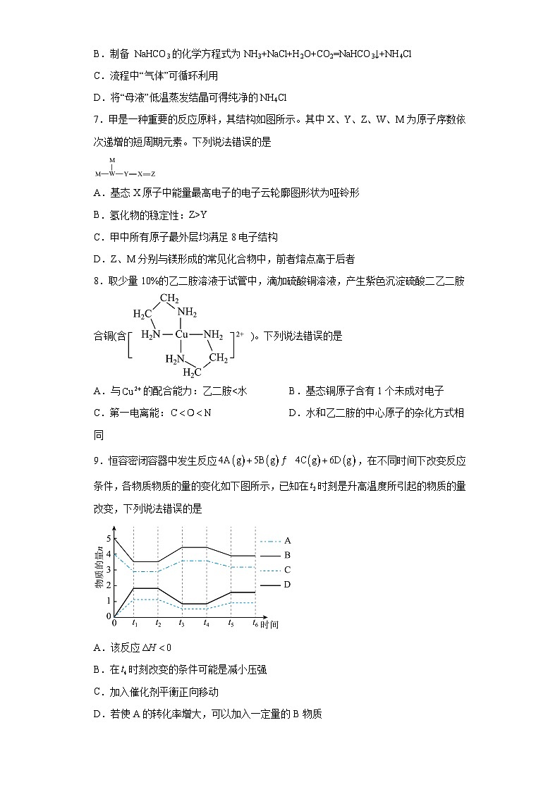 辽宁省名校联盟2023届高考模拟调研卷（二）化学试题（含解析）第3页