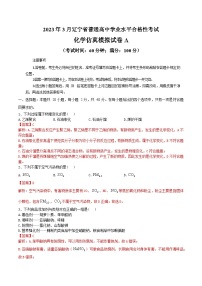 2023年3月辽宁省普通高中学业水平合格性考试化学模拟卷（一）