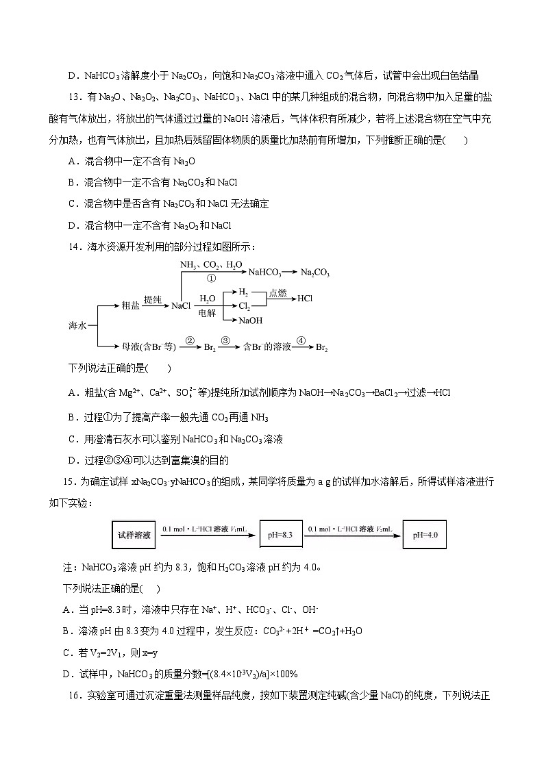 考点05  钠及其化合物（原卷版）第3页