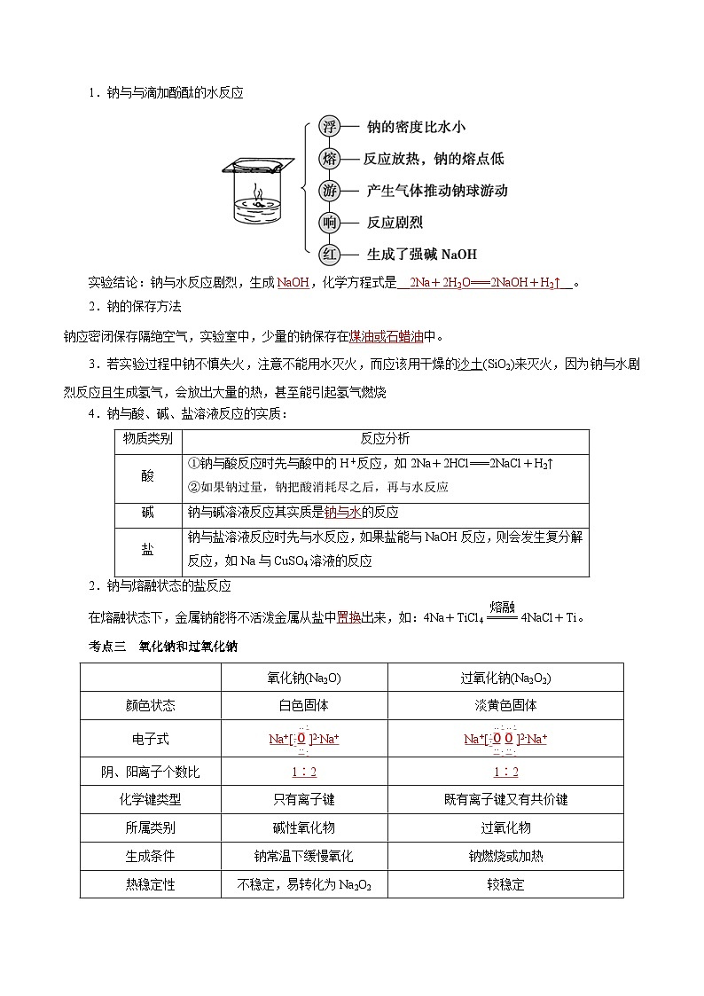 考点05  钠及其化合物（教师版）第2页
