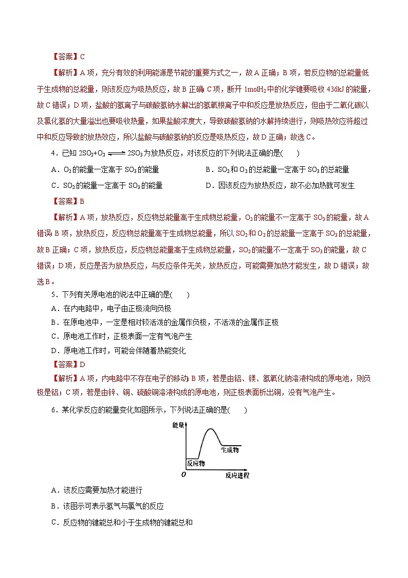 考点15  化学反应与能量变化（解析版）第2页
