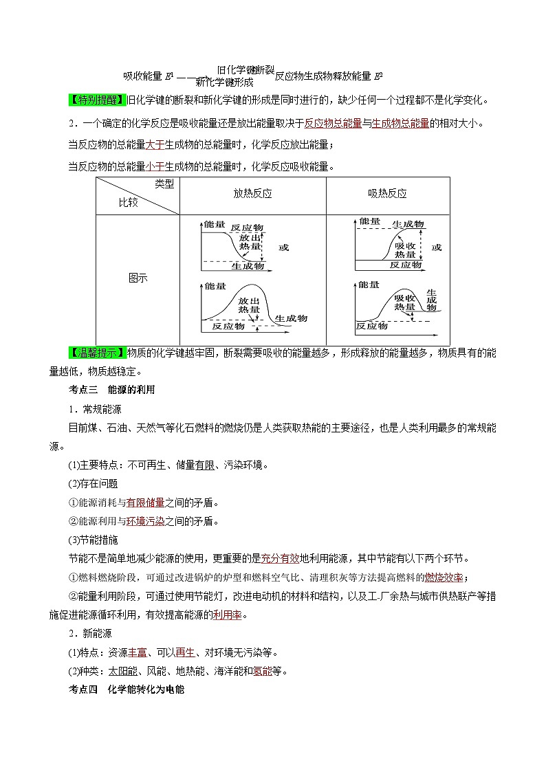 考点15  化学反应与能量变化（教师版）第2页
