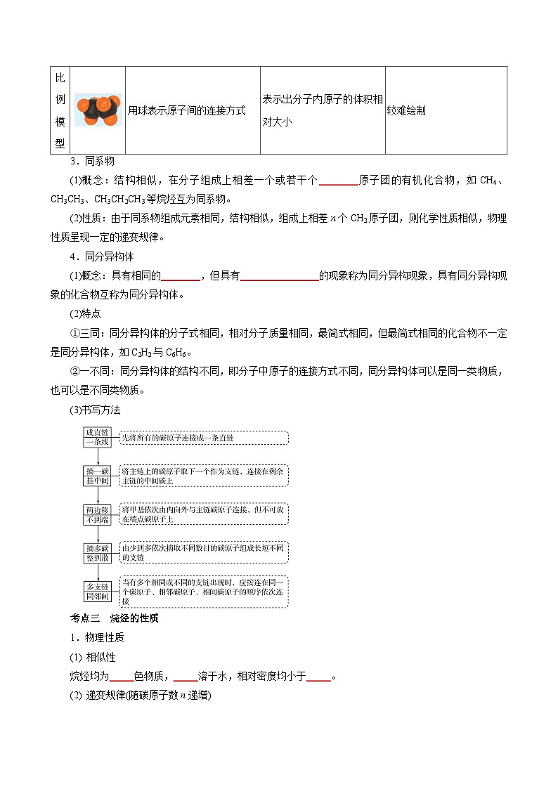 考点17  认识有机化合物（学生版）第3页