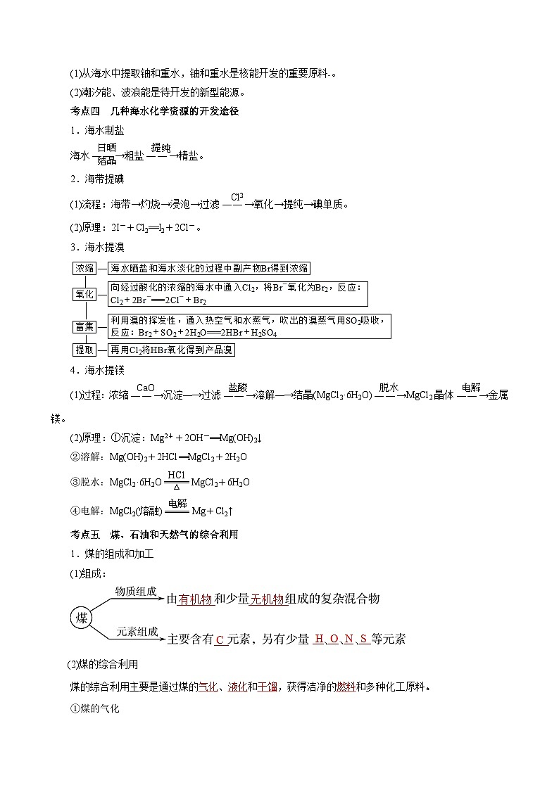考点21  化学与可持续发展（教师版）第3页