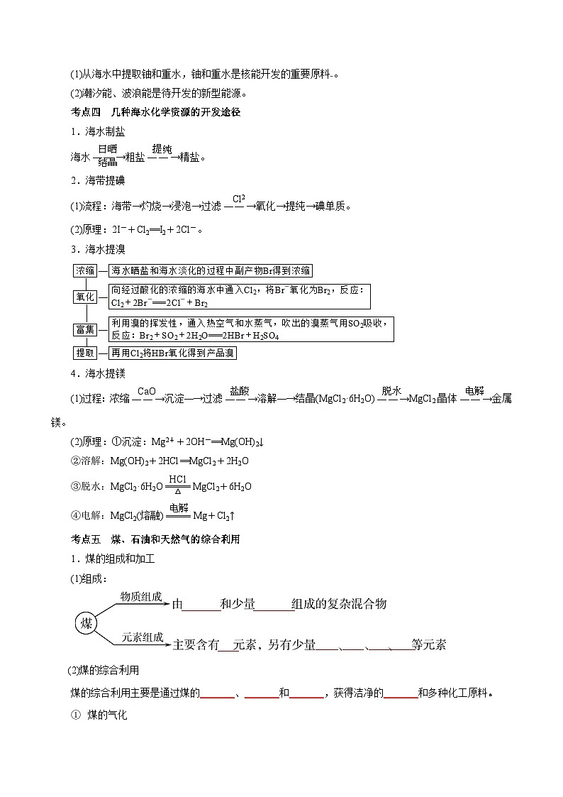 考点21  化学与可持续发展（学生版）第3页