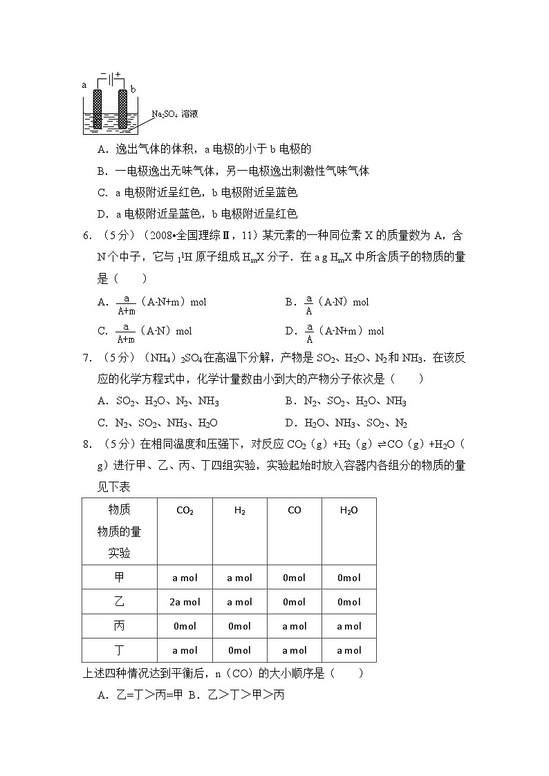 2008年全国统一高考化学试卷（全国卷ⅱ）（含解析版）第2页